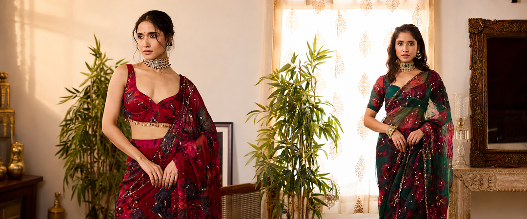 Designer Sarees for Teej: Draping the Spirit of Celebration