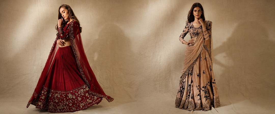 Let Craft Do the Talking With The Threadwork Lehengas