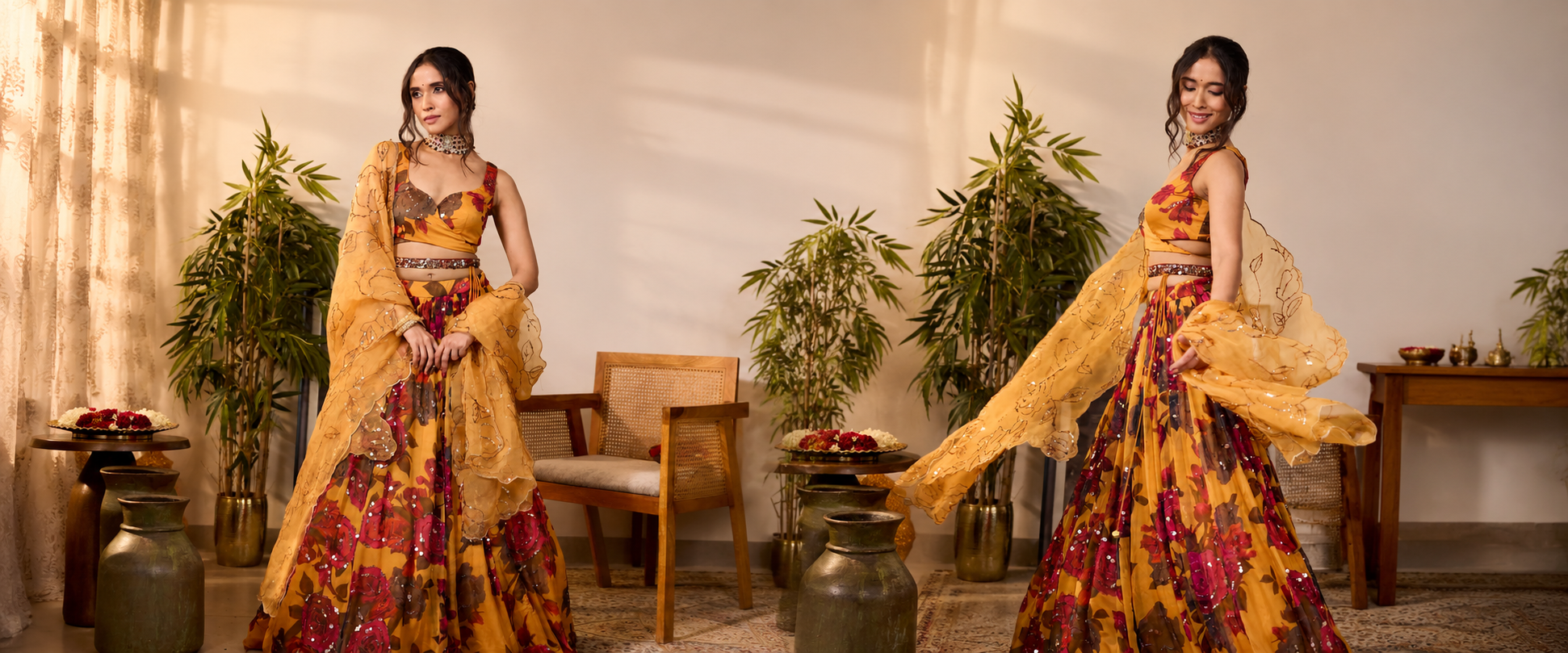 Haldi dress for women