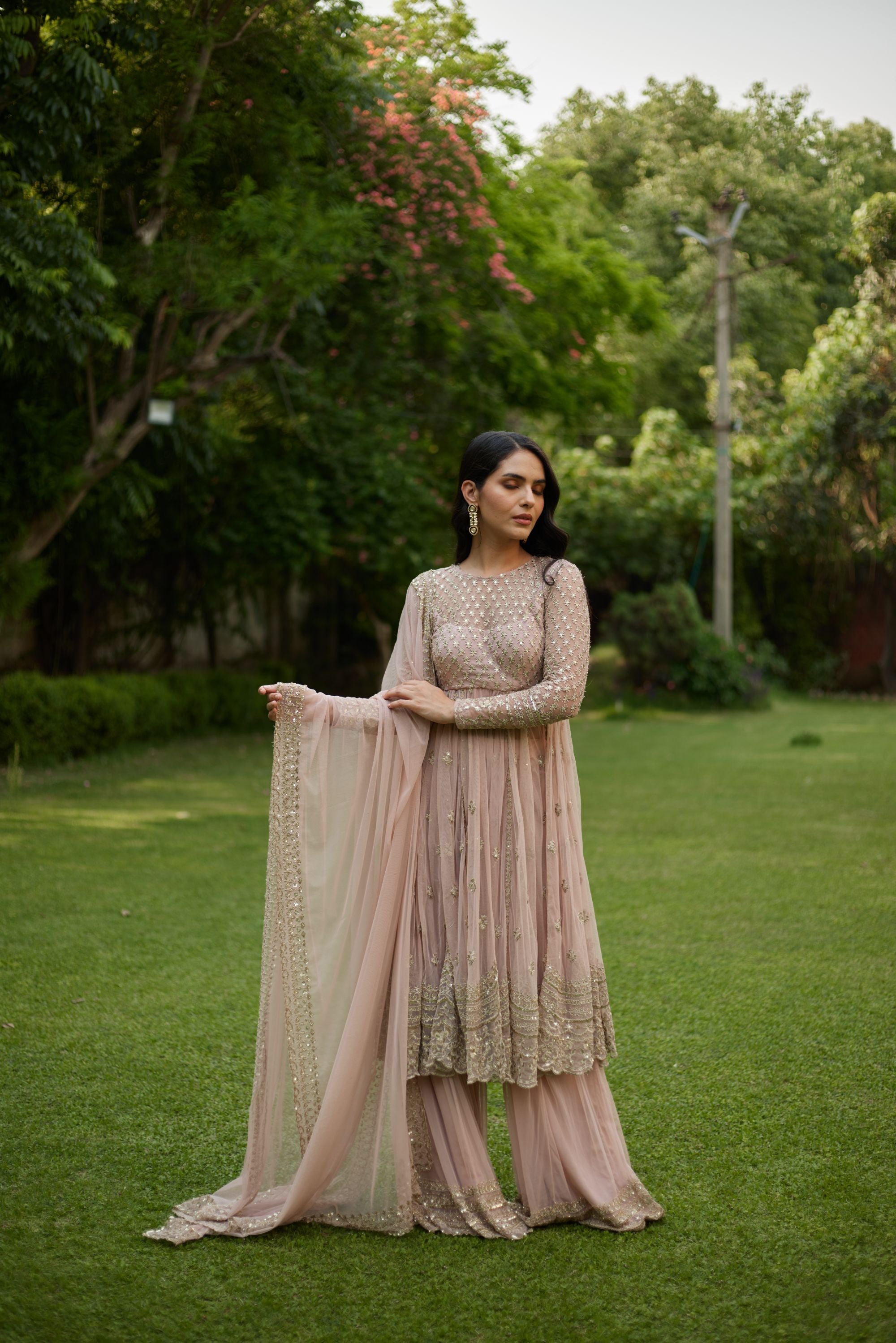 Party wear sharara dresses 2025