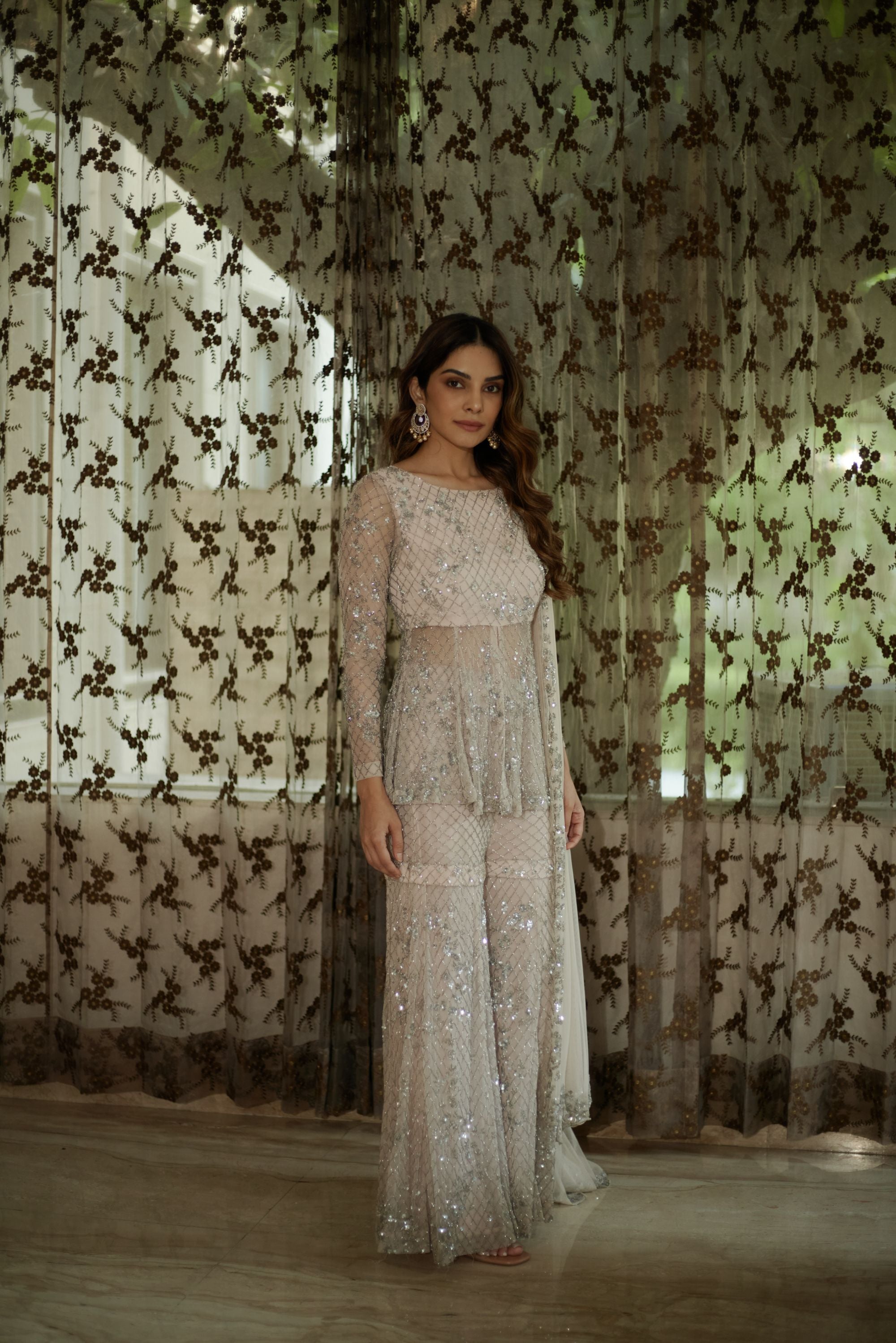 ANDRESD swell peplum set up pants dress