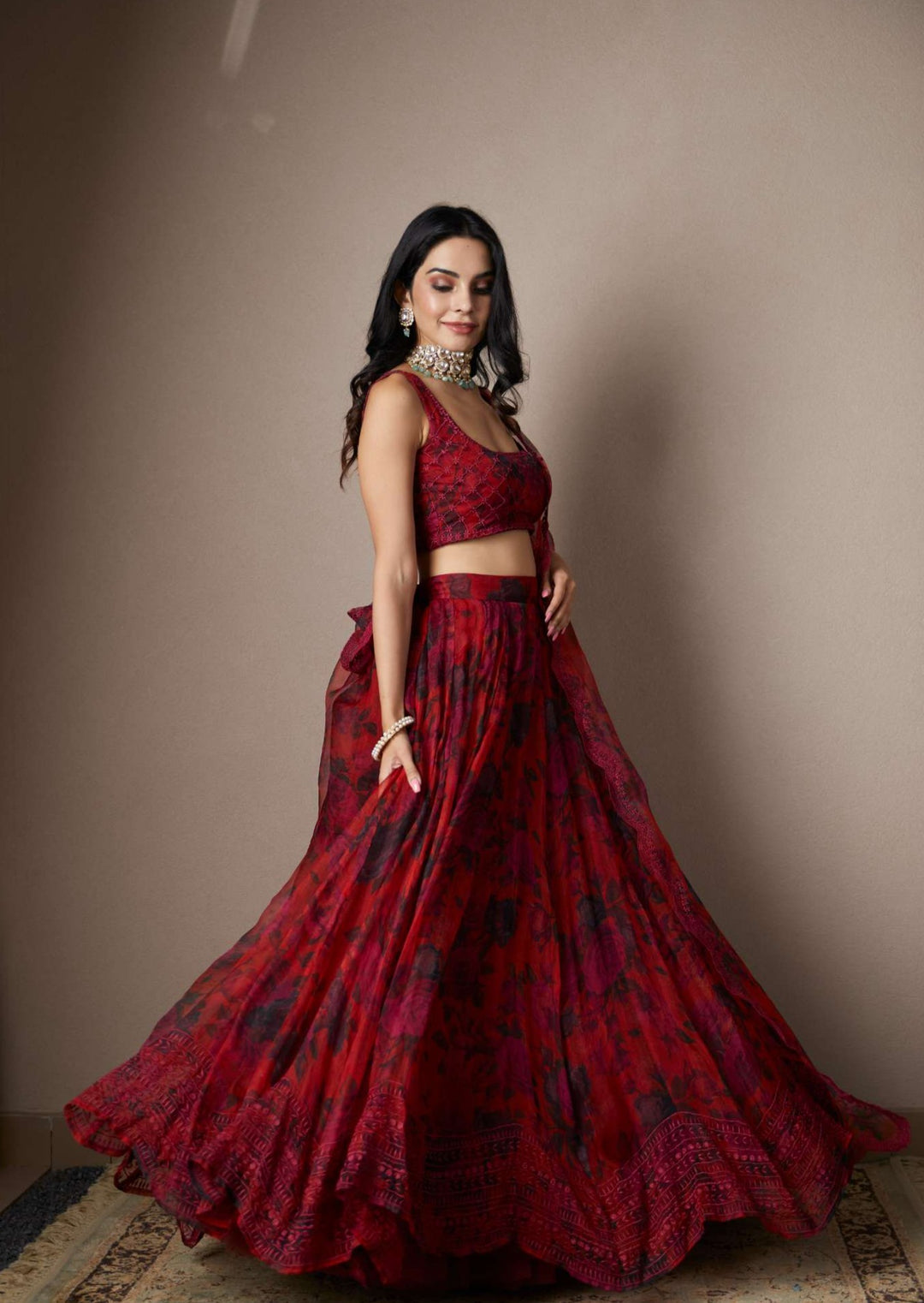 red lengha dress Fashion trends evolve, but red remains the timeless wedding classic! This bridal lehenga is the perfect blend of timeless beauty and modern charm! And guess what? More designer red lehengas