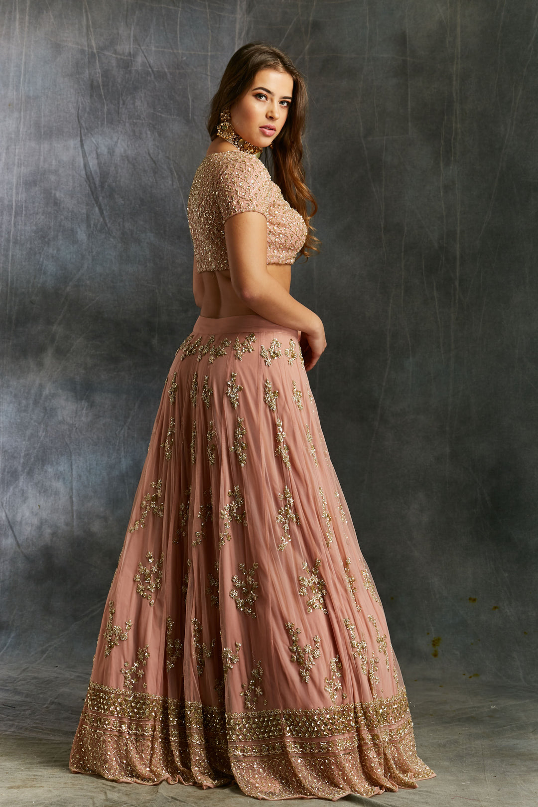 Shop Dusty Pink Lehenga Set Online-Astha Narang Shop Dusty Pink Lehenga Set Online-Astha Narang