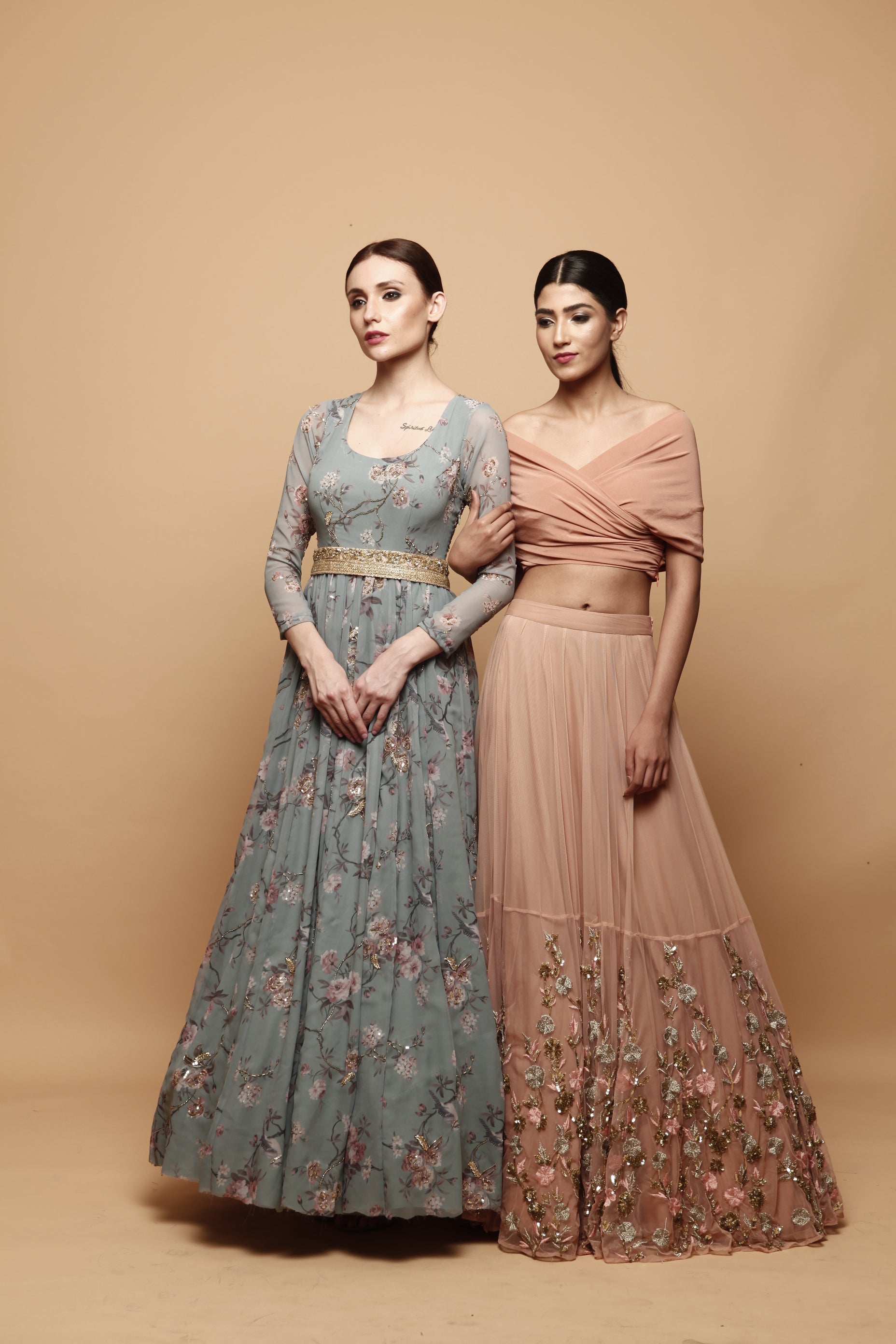 Printed anarkali gown hotsell